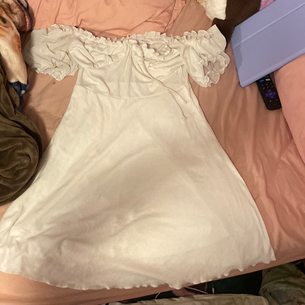 small white dress worn maybe 2/3 times